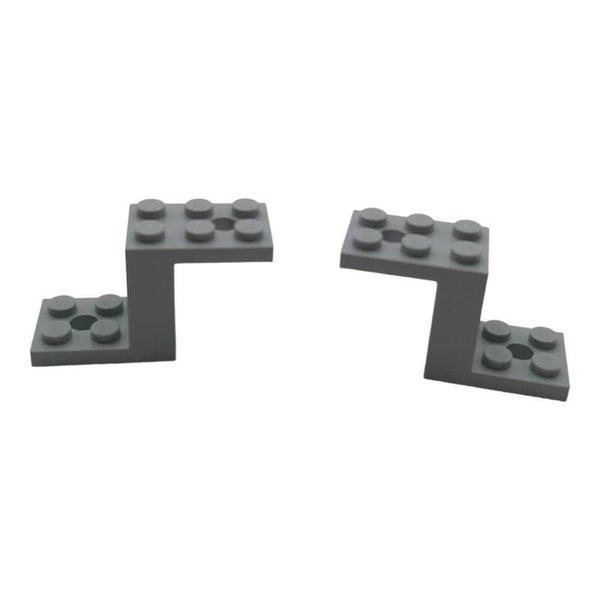 2x Lego® Winkelträger 5x2x2 hellgrau Light Bluish Grey 76766