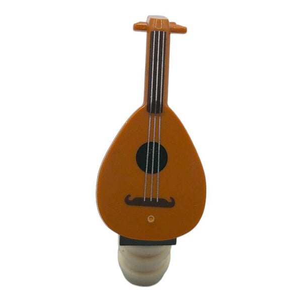 Lego® Zubehör "Gitarre / Laute braun" Mittelalter