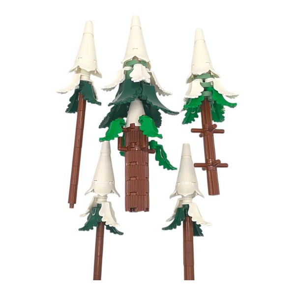 5x Lego® "verschneite Bäume" Winterlandschaft Bäume