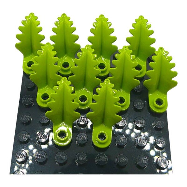 Lego® 10x Farn Blätter Blatt Bright Yellow Green 6438450 2682 Limette