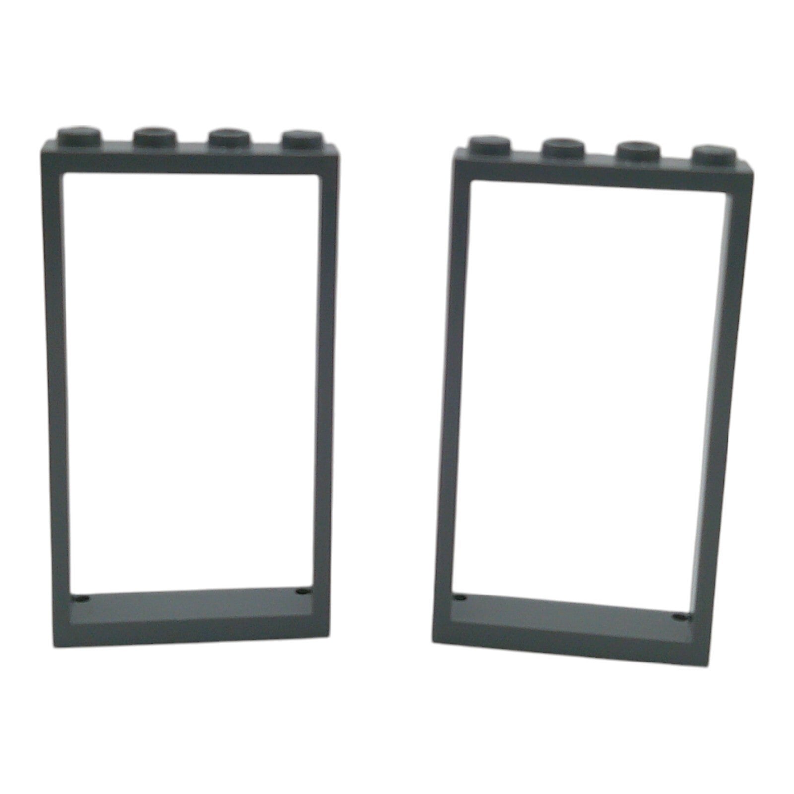 2x Lego® Zubehör "Türrahmen dunkelgrau" dark stone grey 6262942 40289 1x4x6