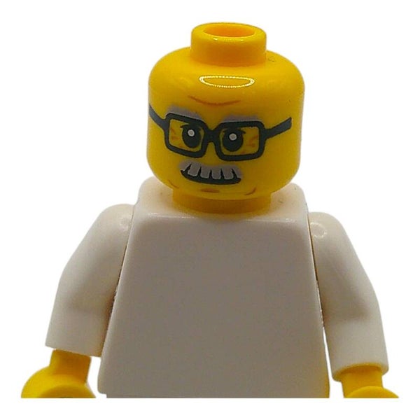 LEGO® "Kopf Mann mit Bart und Brille NO. 1964 6153321 26879 Gelb