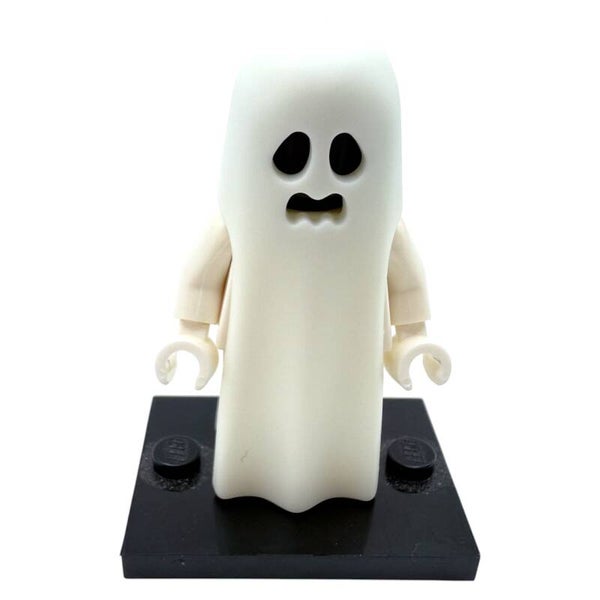 LEGO® Gespenst Minifigur 31167 mit Leuchtumhang Geisterhaus Spukfigur Glow