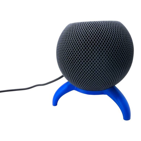 Standfuß passend für Apple HomePod Mini 3-Bein Lautsprecherhalter Blau PLA