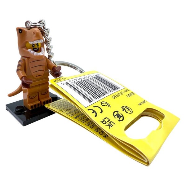 LEGO® Schlüsselanhänger T-Rex Mann 854317 | Dino Minifigur Keychain Fanartikel
