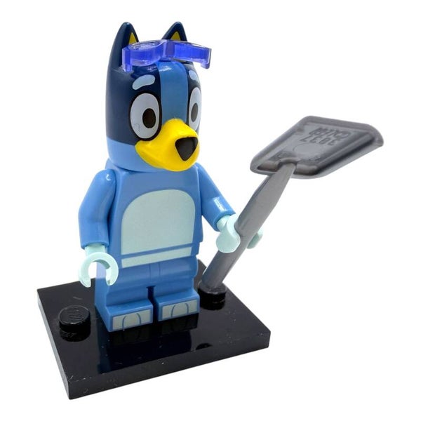 LEGO® Bluey Minifigur Bluey mit Sonnenbrille Schaufel blu007 aus 11202 Strand