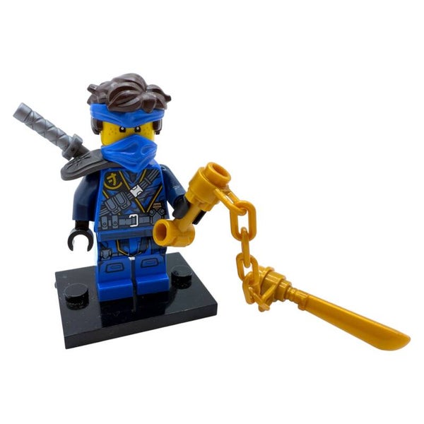 LEGO® Ninjago Island Jay Minifigur – Kettenwaffe & Katana – Set 71747 unbespielt