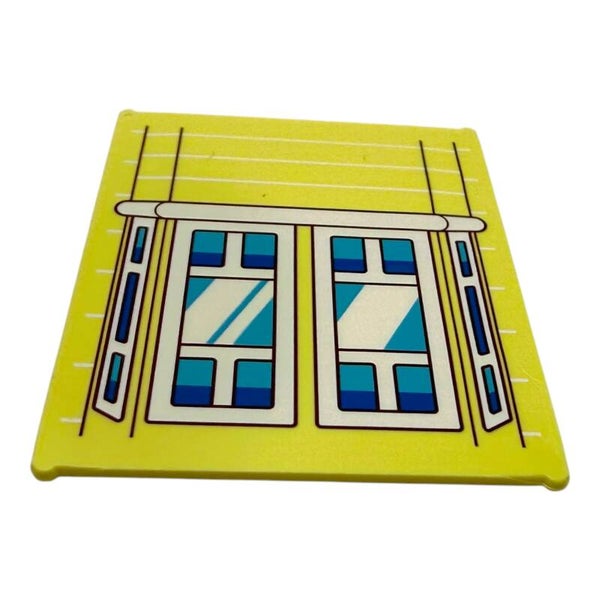 LEGO® Bluey Fenster Glasscheibe 1x6x6 Gelb Bay Window 42509pb12 Fensterscheibe
