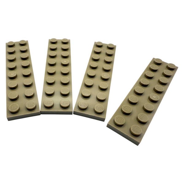 LEGO® 4x Platte 2x8 Sand Yellow 3034 4246957 Bauplatte Plate Ersatzteile Stein