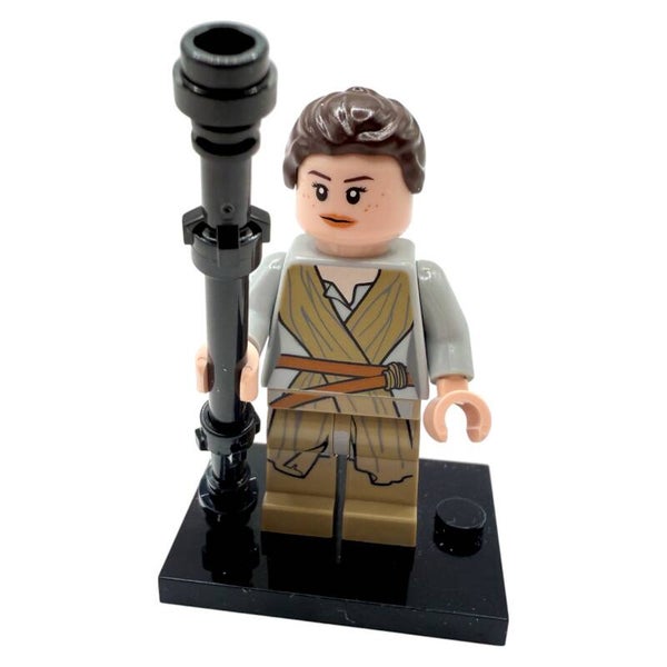 LEGO® Star Wars™ Rey Jakku mit Stab Minifigur 75178 Jakku Quadjumper EOL Sammler