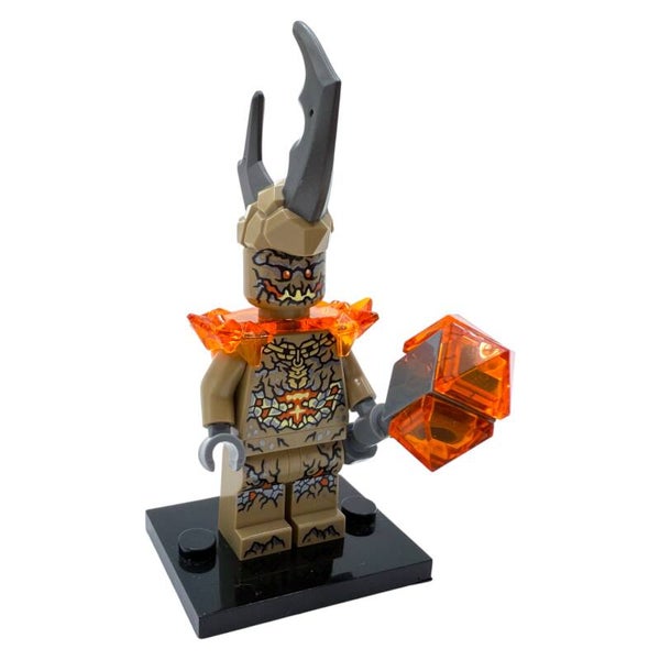 LEGO® Ninjago Minifigur Erdmonster mit Keule aus Set 71851 Bösewicht Gegner