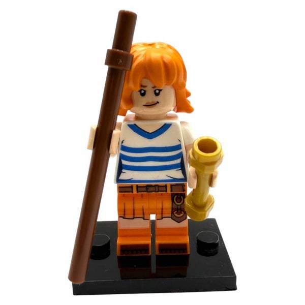 LEGO® One Piece Nami mit Zubehör Minifigur aus Set 75637 Anime Netflix Zirkus