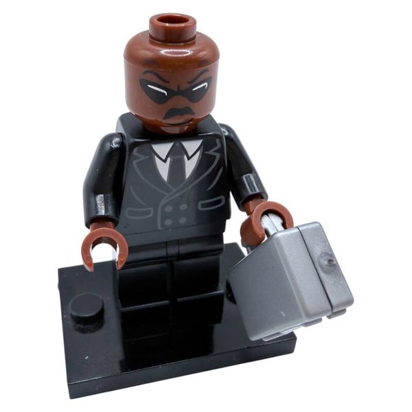 LEGO Disney Minifigur Mr. Bubbles mit Koffer – Set 43268 Lilo & Stitch dis178