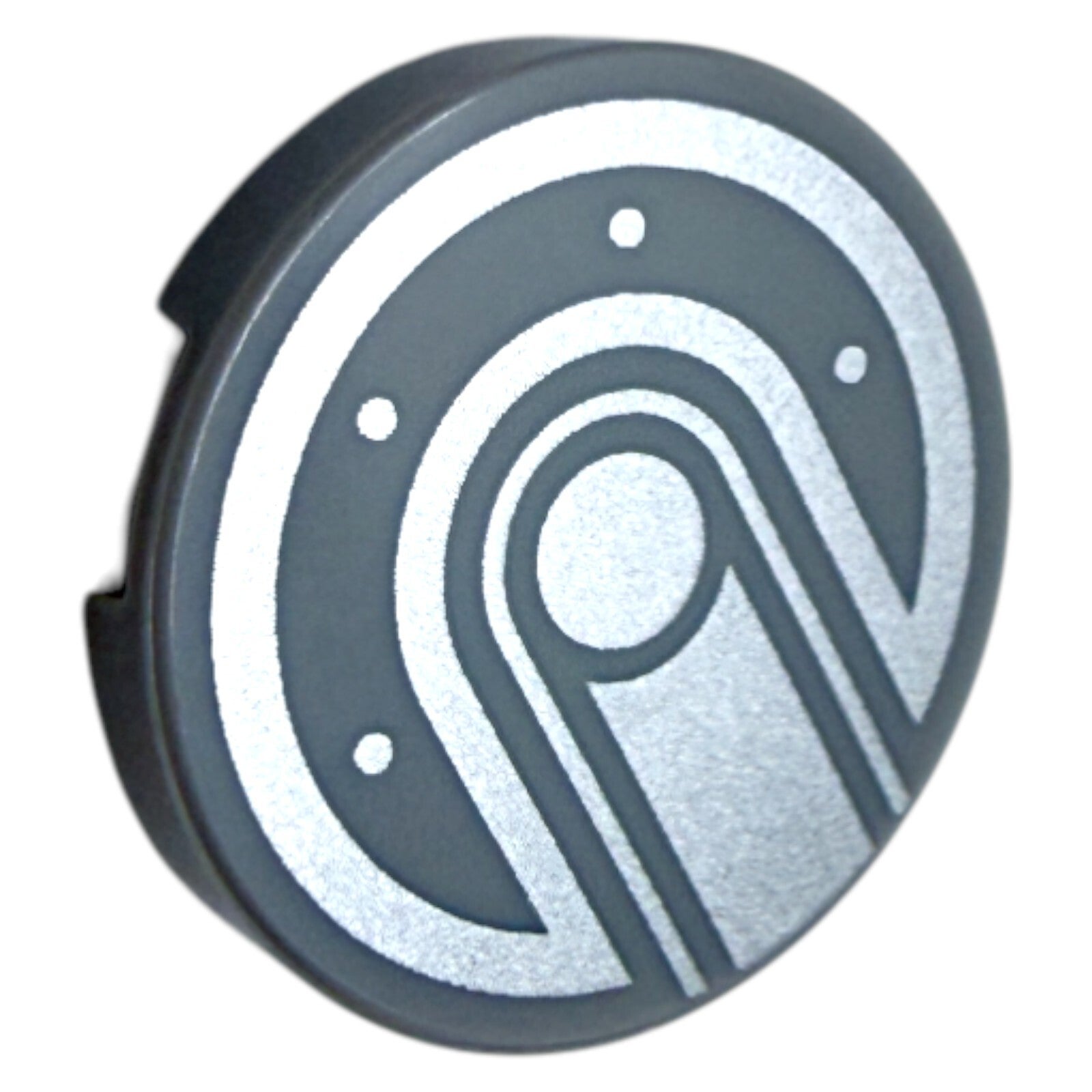 LEGO® Tile rund 2x2 hellgrau silbernes Linienmuster Game Boy 72046 neu 6237231