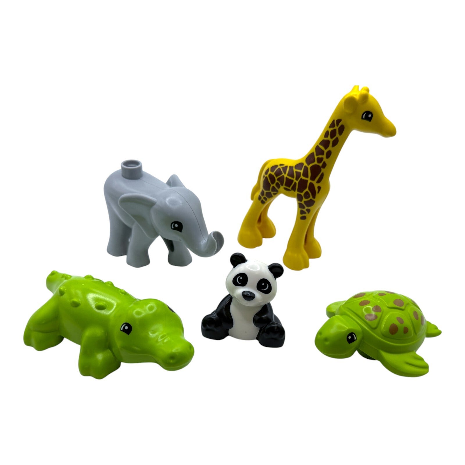 LEGO® Duplo "Tier-Paket 1" Giraffe Elefant Koala Krokodil Schildkröte Safari