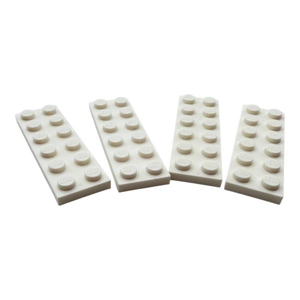 4x LEGO® Platte 2x6 Weiß 379501 3795