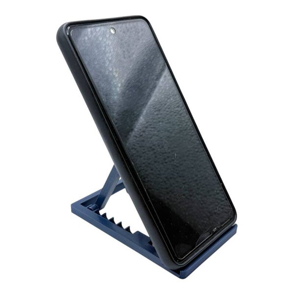 Handyhalterung klappbar Dunkelblau Smartphone Ständer verstellbar PETG