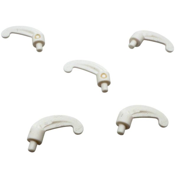 LEGO® Zubehör 5x Mini-Feder weiß für Robin Hood Hüte Forrestman 6406415 79806