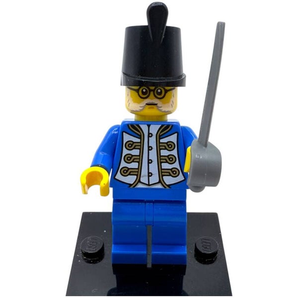 LEGO® MOC Minifigur Imperialer Soldat blaue Uniform & schwarzer Chako mit Säbel