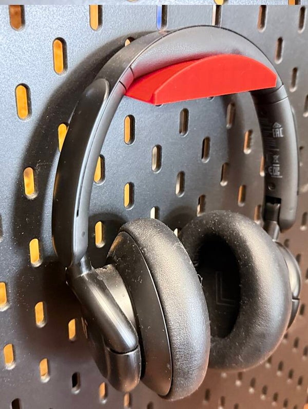 Kopfhörer Halter für IKEA SKADIS Headset Halterung Wandhalter Rot PETG Redline