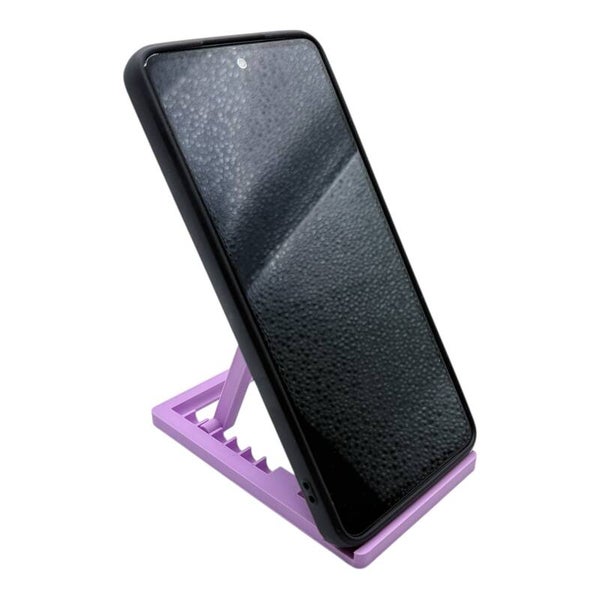 Handyhalter klappbar verstellbar Pastell Flieder Smartphone Ständer Standfuß