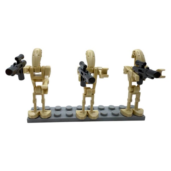 LEGO® Star Wars™ 3x Kampfdroide Minifigur Set 75413 mit Blaster beige