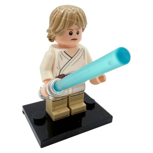 LEGO® Star Wars™ Luke Skywalker Minifigur 75419 NEU Lichtschwert blau Classic