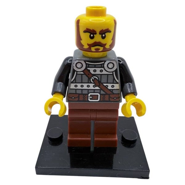 LEGO® MOC Minifigur Ritter oder Wikinger NEU mit Bart & Rüstung Viking Barbar