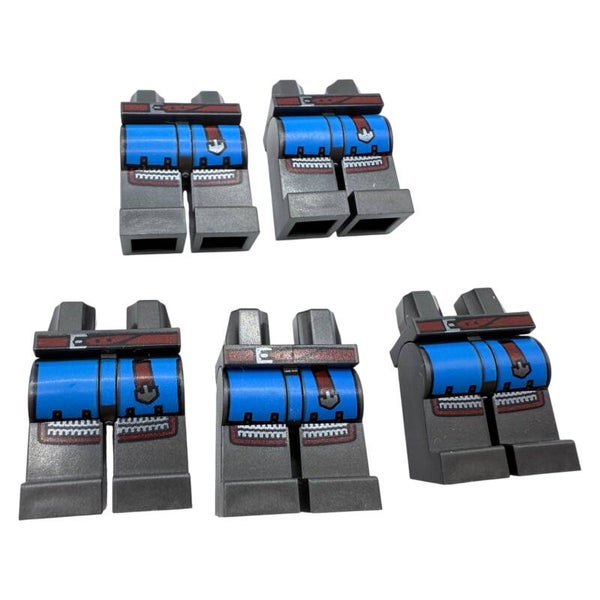 LEGO® 5x Hose Ritter Wikinger Titanium Metallic 6335666 75101 Custom MOC Hosen