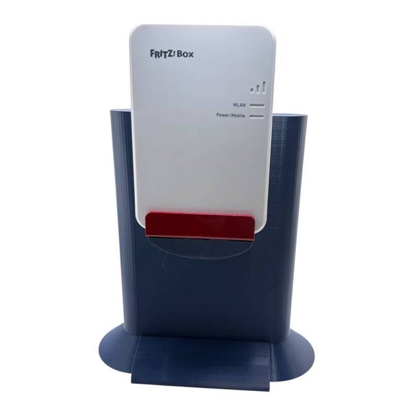 Standfuß passend Fritz!Box 6860 5G PETG Fensterbank Fuß Router Halterung Blau