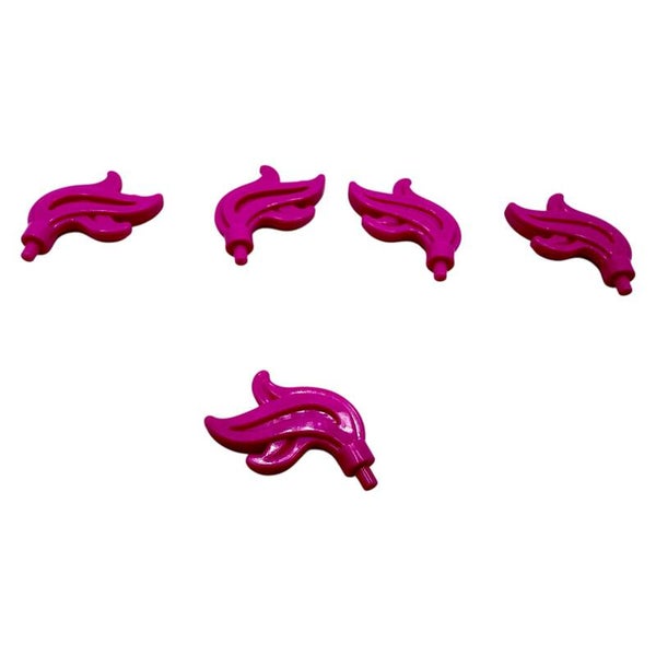 LEGO® 5x Feder Bright Purple Helmaufsatz Rosa Feather 28661 / 6537713 Castle