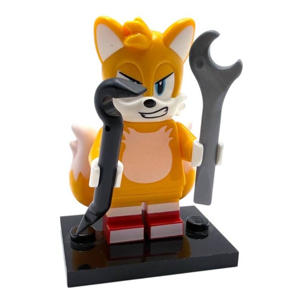 LEGO® Sonic Tails Miles Prower mit Werkzeug Minifigur son028 aus Set 77002 Figur