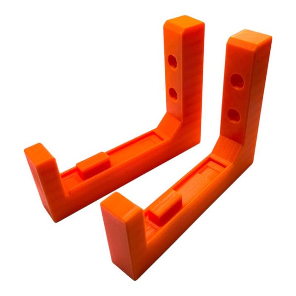 Router Wandhalterung für Fritzbox 5690 Pro Orange Halter aus PETG 3D Druck