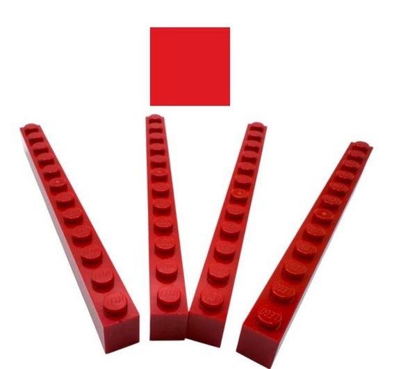 LEGO® 4x Stein 1x12 rot 6112 Bright Red 611221