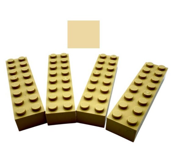 LEGO® 4x Stein 2x8 Beige Brick Yellow 6037398 93888 MOC Teile Architektur