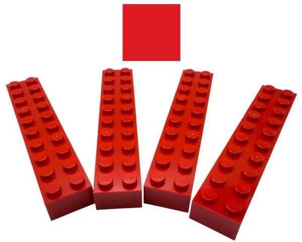 LEGO® 4x Stein 2x10 Bright Red 92538 4617857 rot MOC Baustein Element Bausteine