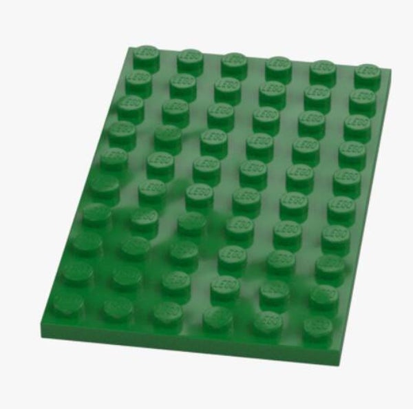 LEGO® Platte 6x10 Dark Green 3033 6290260 Grün Bauplatte Bodenplatte