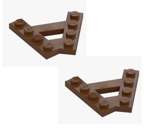 LEGO® 2x Plate 4M 45° A-Form Reddish Brown 15706 6054852 Winkelplatte Braun
