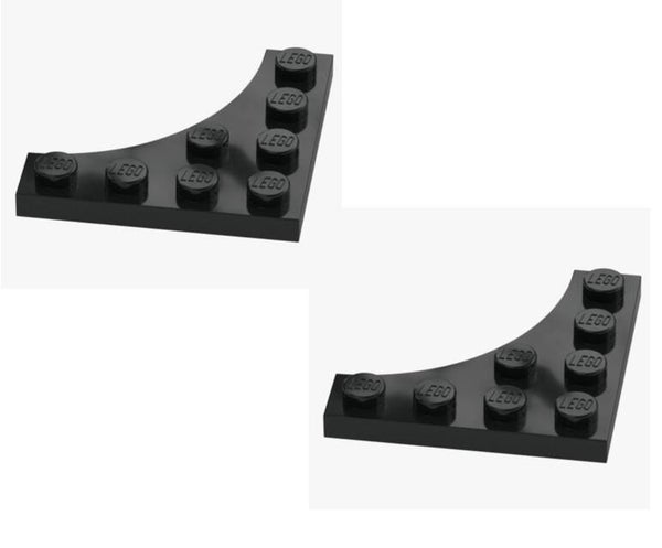 LEGO® 2x Platte 4x4 rund Black 35044 6208787 runder Ausschnitt Plate Arch