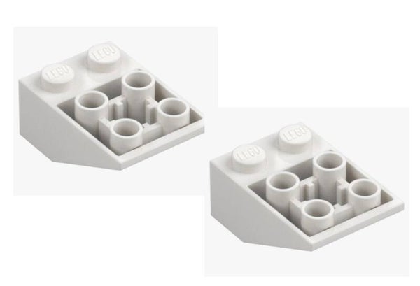 LEGO® 2x Dachstein Schrägstein invers 3x3 Weiß 3747 4500469 White NEU Slope