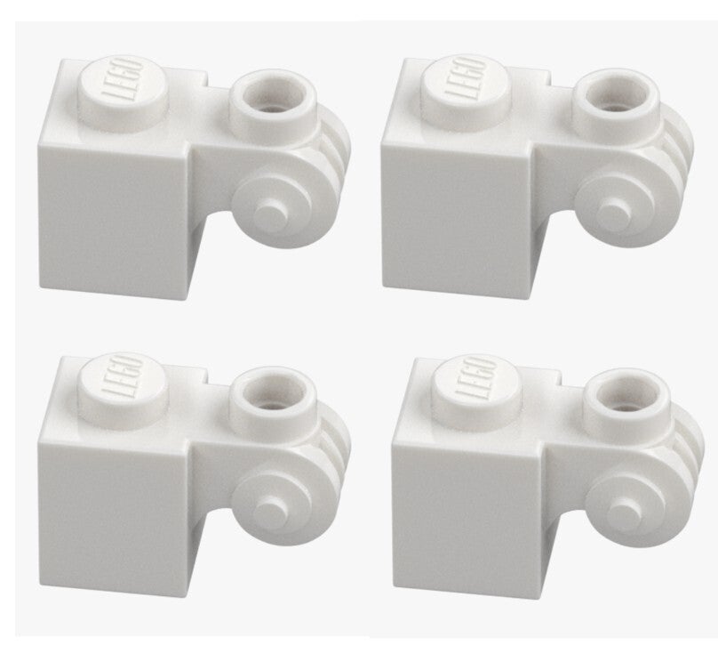 LEGO® 4x Ornamentstein 1x1x2 Weiß 20310 Neu Einzelteile 6133766 White Fassade