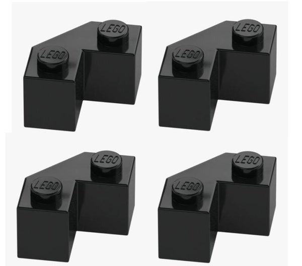 LEGO® 4x Winkelstein 2x2 45° Schwarz 87620 Neu Eckstein black Round Angles