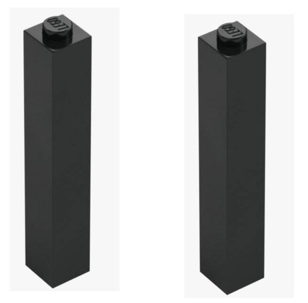 LEGO® 2x Stein 1x1x5 Black 2453 Säule Basic 4566308 Grundbaustein Schwarz