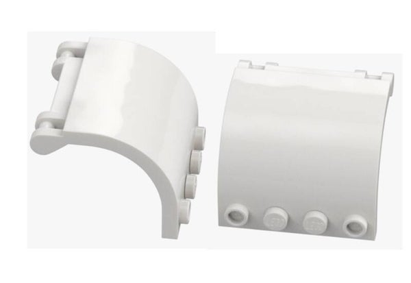 LEGO® 2x Wand Panel mit Bogen 3x4x3 Weiß 18910 Arch Panel Neu 6102937 Fenster