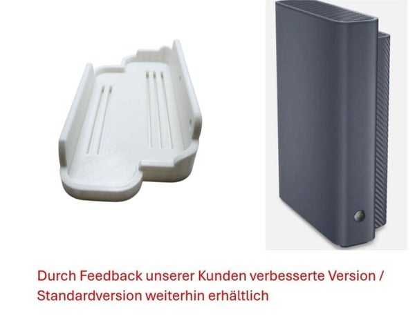 Wandhalterung f. Telekom Speedport 7 Router Halter Lüftung Version 2.0 Weiß PETG