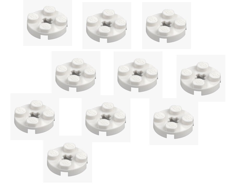 LEGO 10x Runde Platte 2x2 weiß 4032 Round Plate 403201 neu Basic Rund NEU