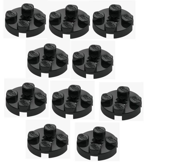 LEGO 10x Runde Platte 2x2 Schwarz Round Plate 4032 403226 black rundplatte NEU