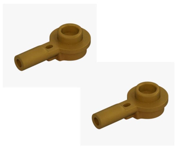 LEGO 2x Stange 1x1 Rund mit Achse Warm Gold 32828 6335111 NEU PLATE 1X1 ROUND