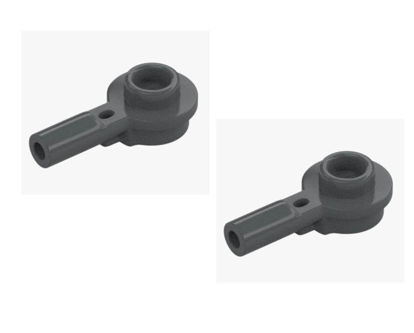 LEGO 2x Stange 1x1 Rund mit Achse Medium Stone Grey 32828 6388118 PLATE ROUND
