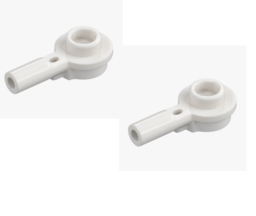 LEGO 2x Stange 1x1 Rund mit Achse White 32828 6449593 PLATE 1X1 ROUND Weiß
